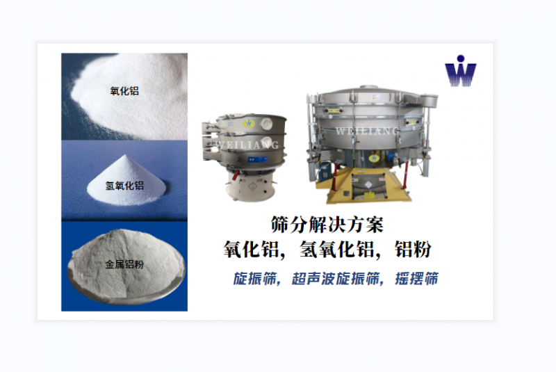 氧化鋁、氫氧化鋁、金屬鋁粉篩分案例